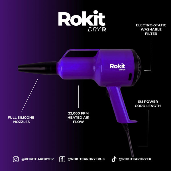 Rokit Dry R Handheld Forced Air Vehicle Dryer