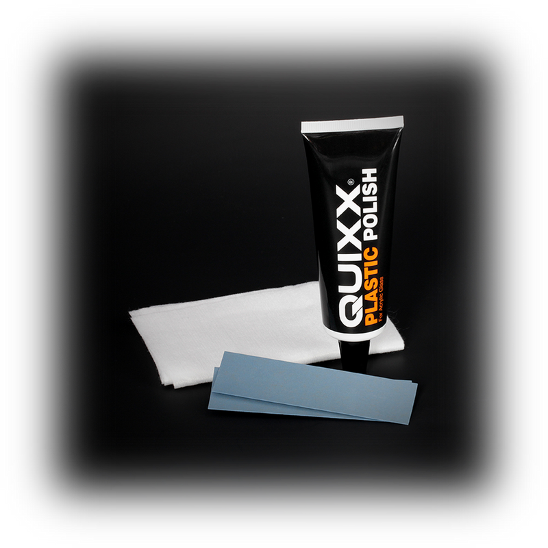QUIXX Acrylic glass scratch remover set, Tīrīšanas un Kopšanas līdzekļi,  WORKSHOP - Motoland